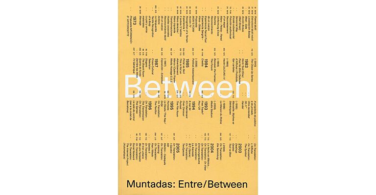 Antoni Muntadas : Entre / Between  Volume 1