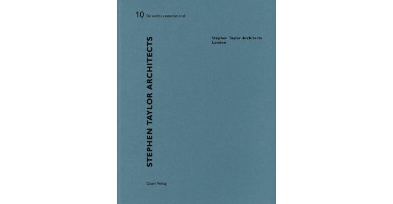 De Aedibus International 10 - Stephen Taylor Architects,  London