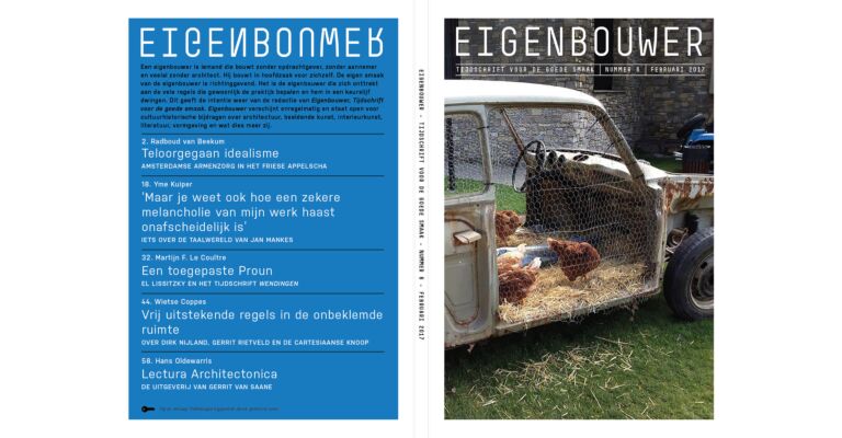 Eigenbouwer. Tijdschrift voor de goede smaak