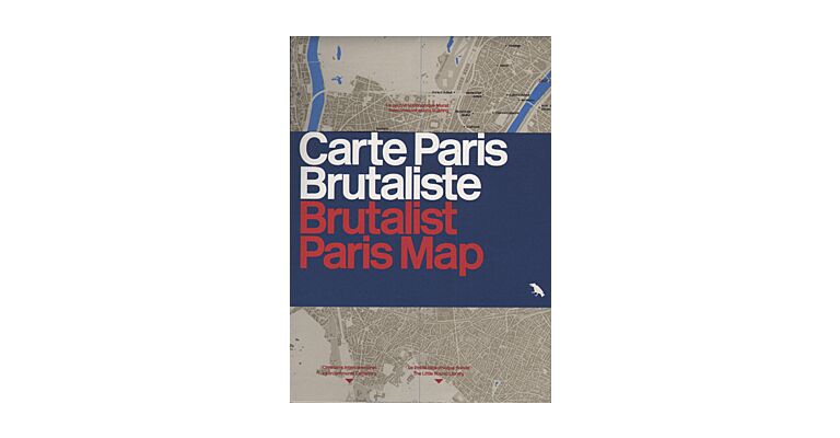 Brutalist Paris Map