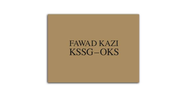 Fawad Kazi KSSG—OKS