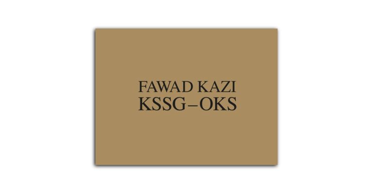 Fawad Kazi KSSG—OKS