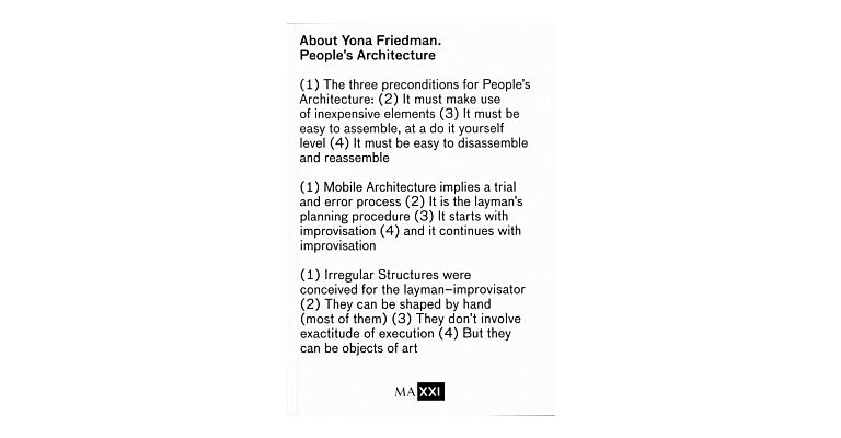 About Yona Friedman - People's Architecture