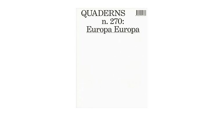 Quaderns 270 - Europa, Europa