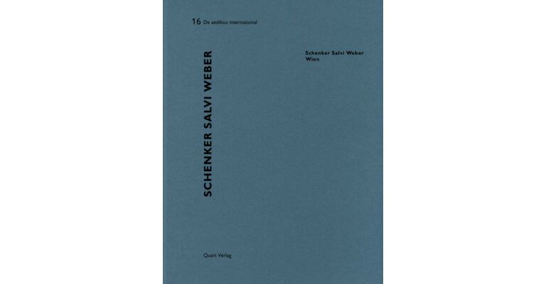 De aedibus international 16 : Schenker Salvi Weber  (English and German Edition)