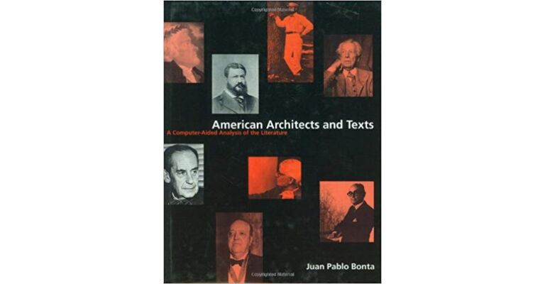 Amercan Architects and Texts : A Computer-Aided Analysis of the Literature