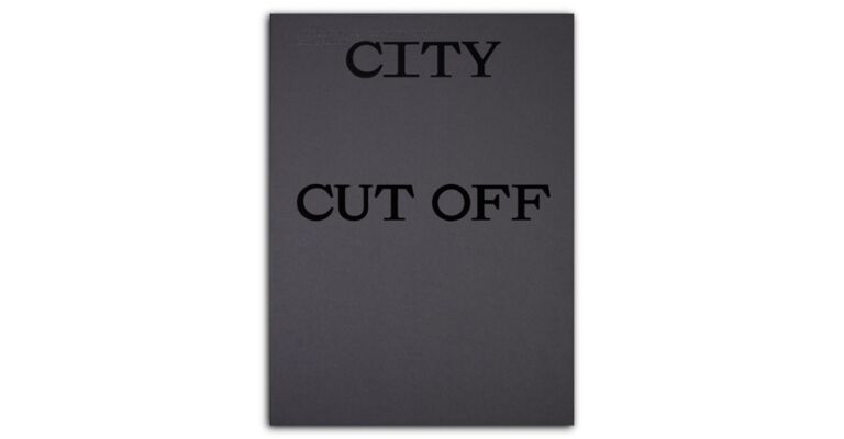 City Cut Off 2015-2020 (Limited and signed edition of 100 copies)