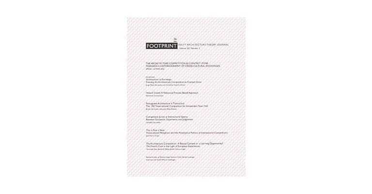 Footprint 26 - Delft Architecture Theory Journal