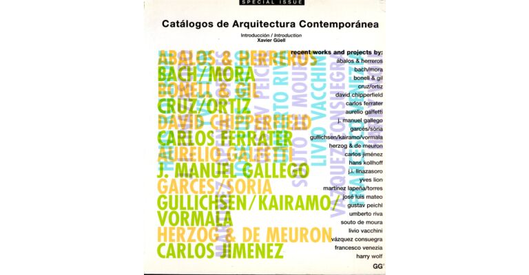 Recent Works and Projects / Catalogos de Arquitectura Contemporanea (English Spanish Edition)