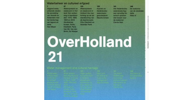 OverHolland 21 - Waterbeheer en cultureel erfgoed