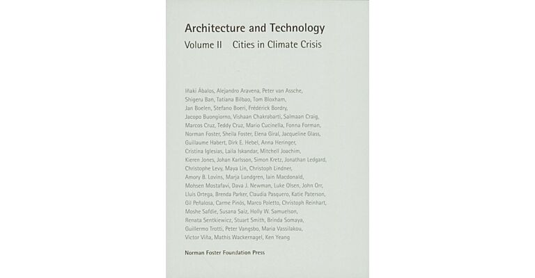 Architecture and Technology Volume II - Cities in Climate Crisis