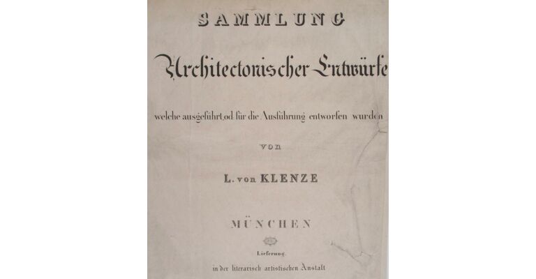 Sammlung architektonischer Entwürfe