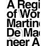 Martine de Maeseneer Architects - A Register of Wording (Pre-order november 2025)